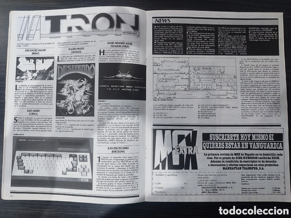 Libros de segunda mano: Msx Extra N 42 Abril 1988 - Foto 4