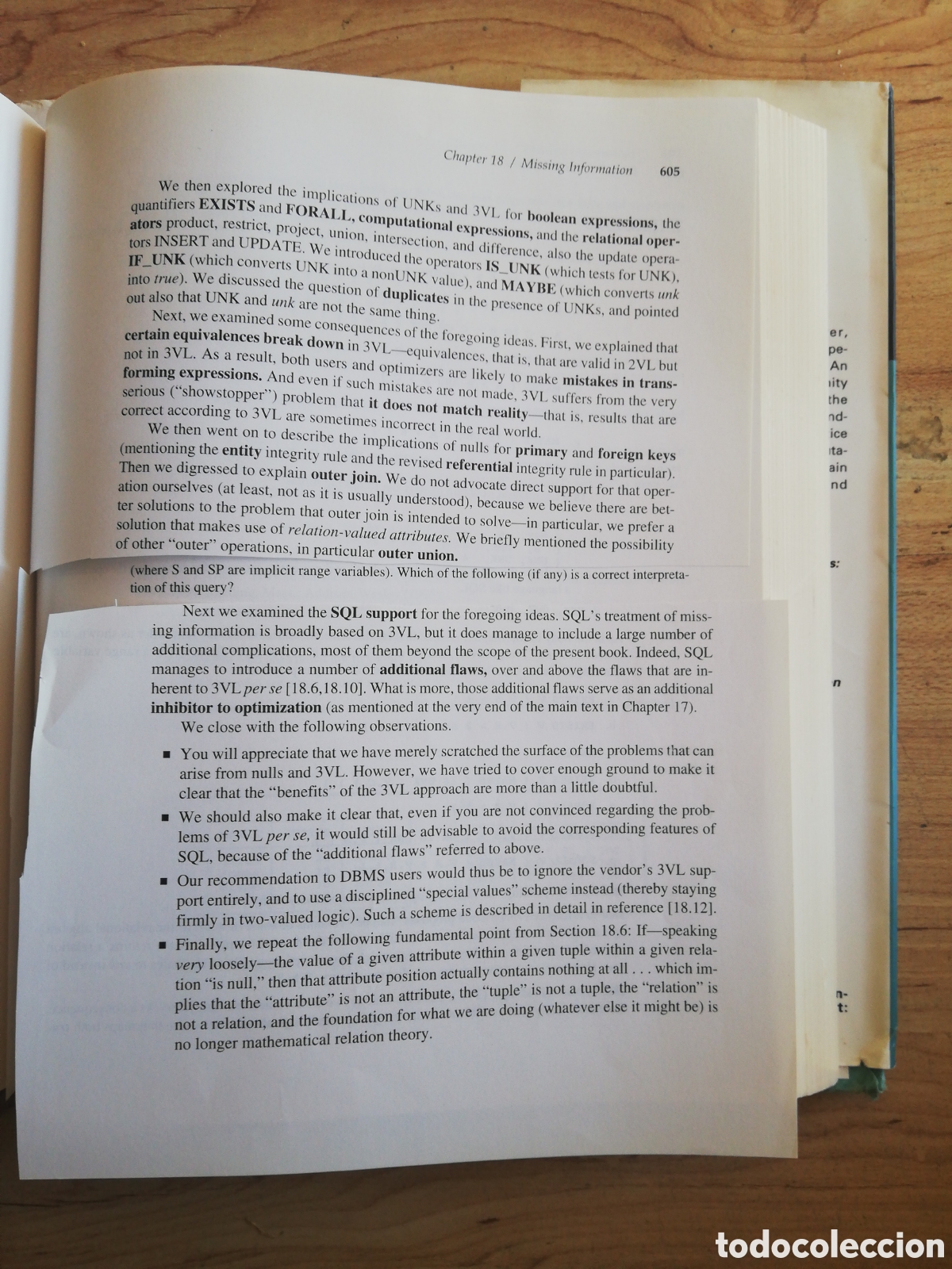 Libros de segunda mano: An introduction to Database systems, de C. J. Date - Foto 4