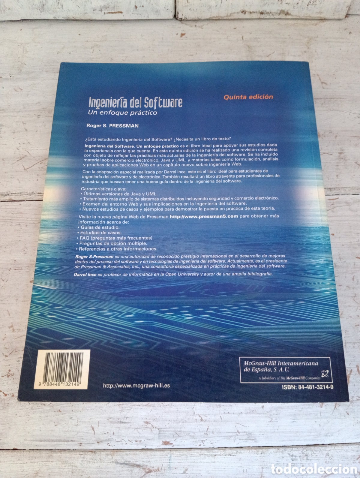 Libros de segunda mano: Ingenier&iacute;a del Software. Un enfoque pr&aacute;ctico. Roger S. Pressman. - Foto 2