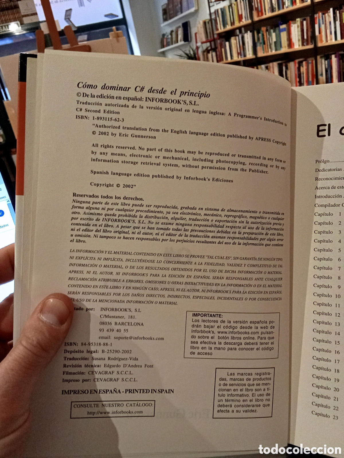 Libros de segunda mano: Como dominar C# desde el principio - Eric Gunnerson - Foto 2