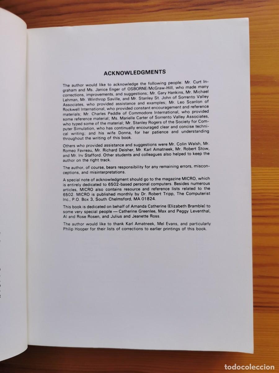 Libros de segunda mano: 6502 Assembly Language Programming escrito - Lance A. Leventhal - 1979 OSBORNE/McGRAW-HILL - Foto 6
