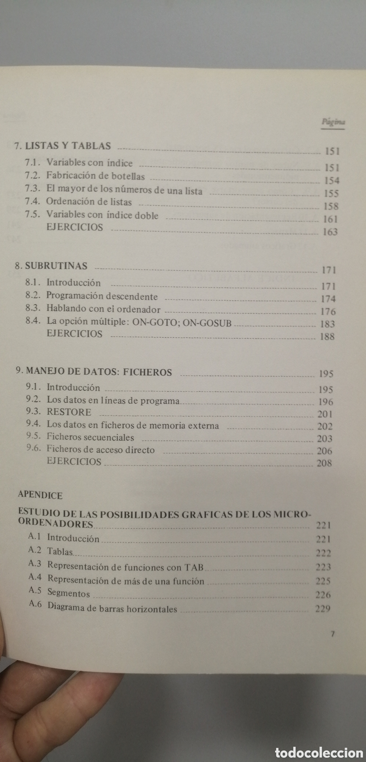 Libros de segunda mano: Basic B&aacute;sico Curso de programaci&oacute;n S&eacute;ptima edici&oacute;n 1984 Incluye ejercicios - Foto 7