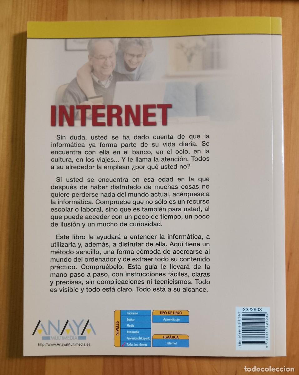 Libros de segunda mano: INTERNET - ANA MARTOS RUBIO - INFORM&Aacute;TICA PARA MAYORES - Foto 2