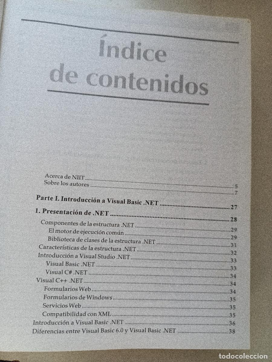 Libros de segunda mano: VISUAL BASIC .NET POOJA BEMBEY ANAYA MULTIMEDIA 2002 INFORMATICA PROGRAMACION TM - Foto 9
