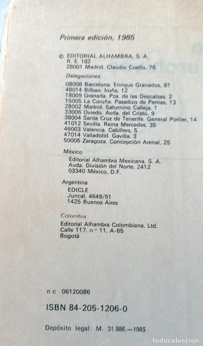 Libros de segunda mano: LIBRO INFORM&Aacute;TICA: INTRODUCCI&Oacute;N A LA PROGRAMACI&Oacute;N Y ARCHIVOS DE DATOS (ALHAMBRA) - Foto 2