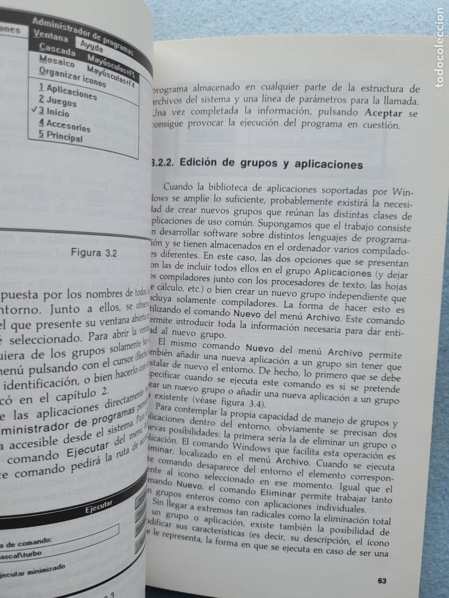 Libros de segunda mano: Windows 3.1. Jos&eacute; M&ordf; y Miguel A. Mourelle Saugar. - Foto 6