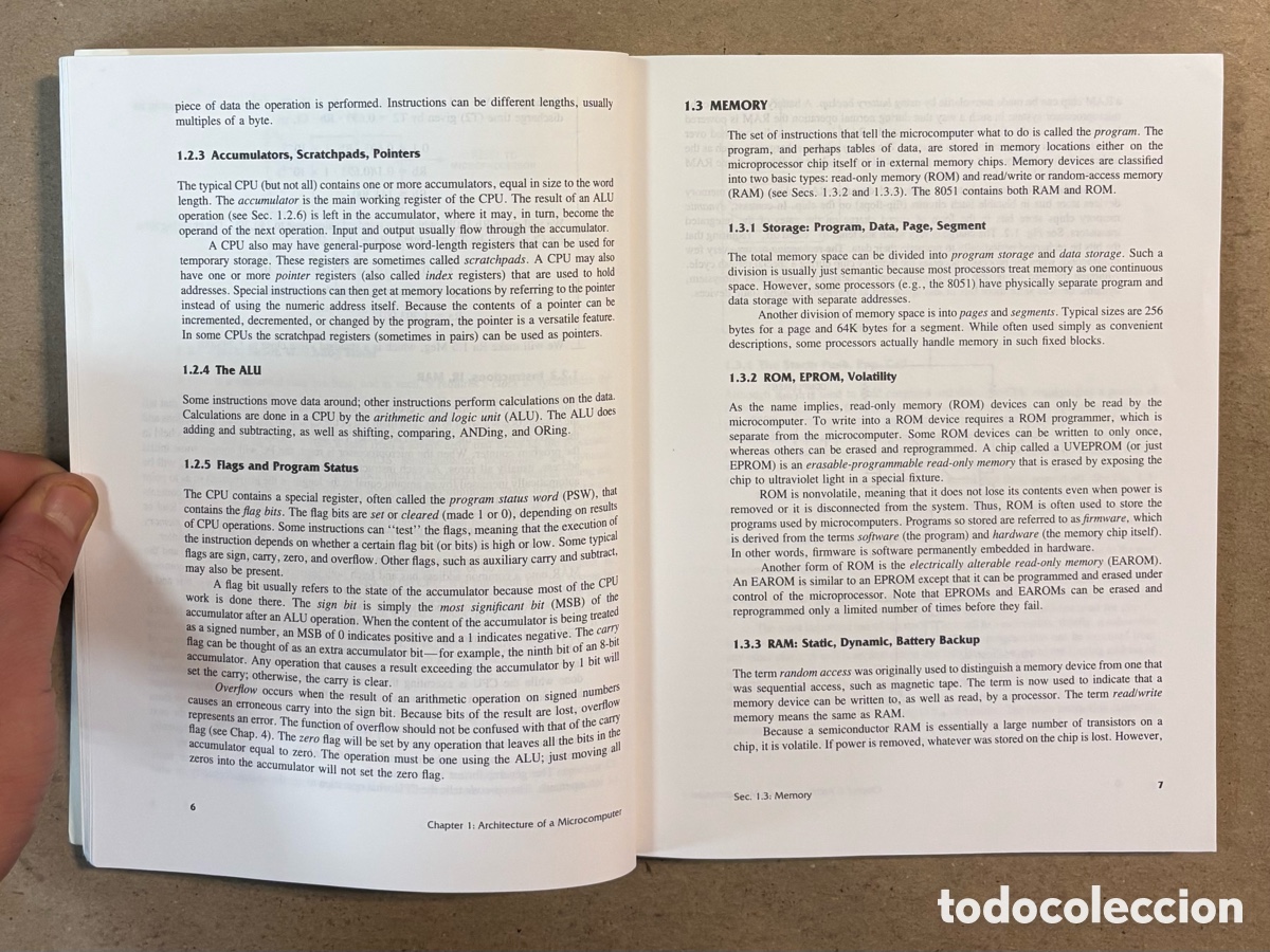 Libros de segunda mano: THE 8051 MICROCONTROLLER (HARDWARE, SOFTWARE & INTERFACING). JAMES W. STEWART. REGENTS PRENTICE - Foto 3