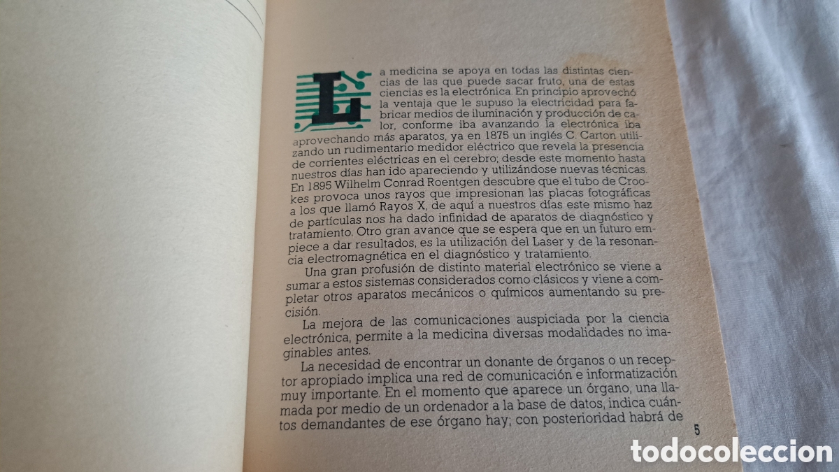 Libros de segunda mano: LA ELECTRONICA APLICADA A LA MEDICINA - Foto 4