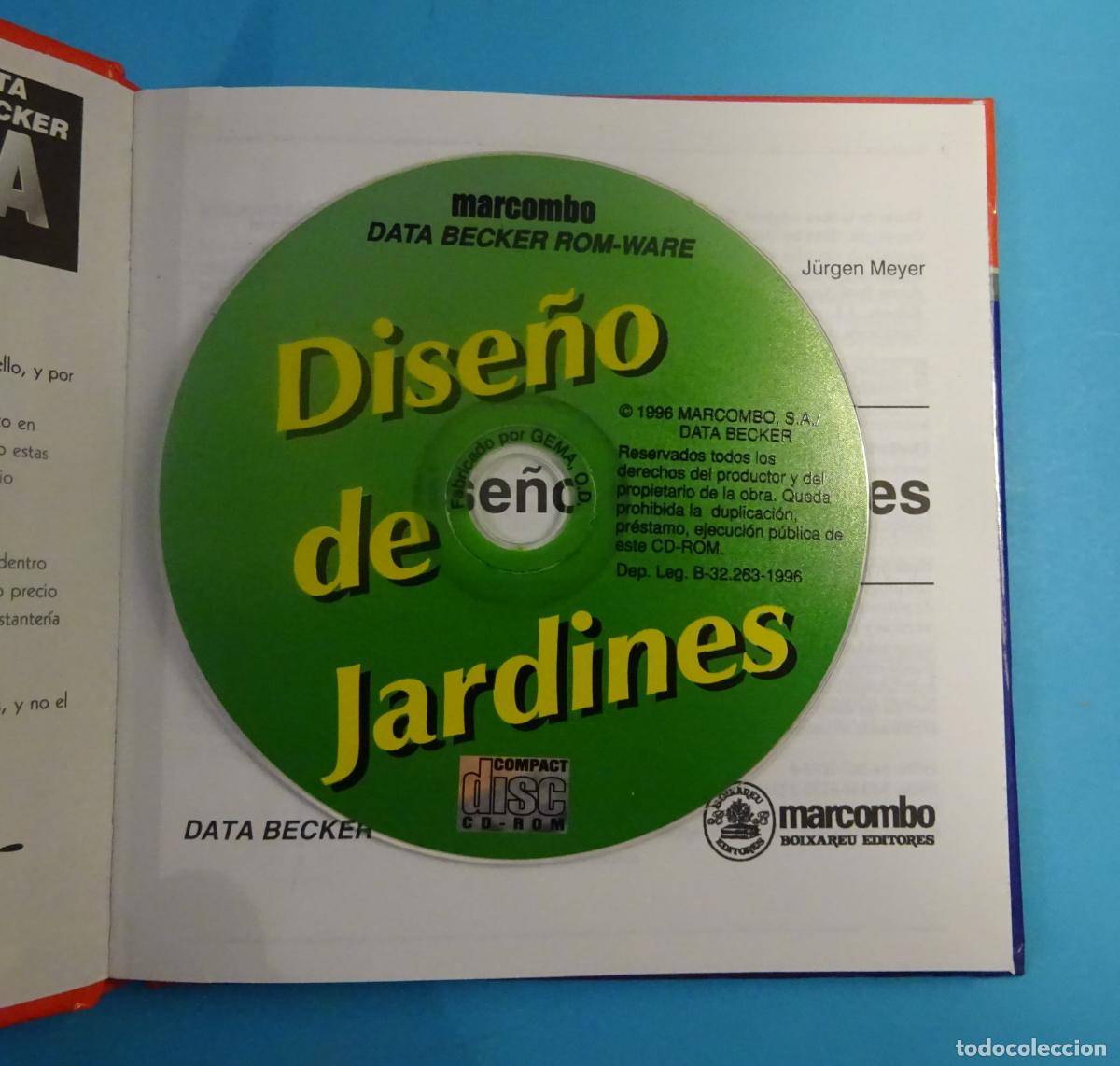 Libros de segunda mano: DISE&Ntilde;O DE JARDINES PARA WINDOWS, SERIE ESTRELLA DATA BECKER MARCOMBO 1996 LIBRO 118 PAG CD PROGRAMA - Foto 2