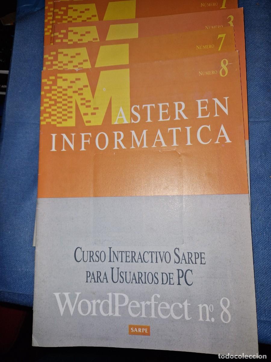 Libros de segunda mano: MASTER EN INFORMATICA. WORDPERFECT , 8 FASCICULOS - Foto 1