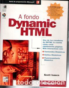 Libros de segunda mano: A fondo Dynamic HTML, Scott Isaacs - Foto 1
