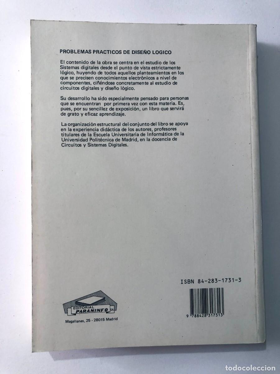 Libros de segunda mano: PROBLEMAS PR&Aacute;CTICOS DE DISE&Ntilde;O L&Oacute;GICO / HARDWARE / ED. PARANINFO 1990 / SIN USAR - Foto 4