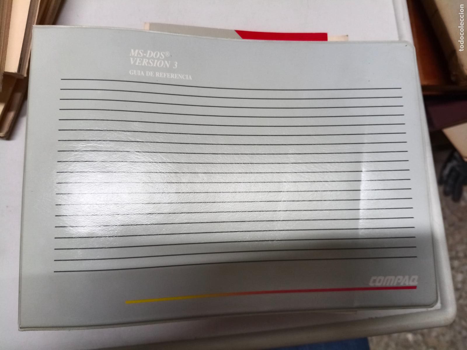 Libros de segunda mano: MS DOS 3 GUIA DE REFERENCIA PARA EL USUARIO - - Foto 1