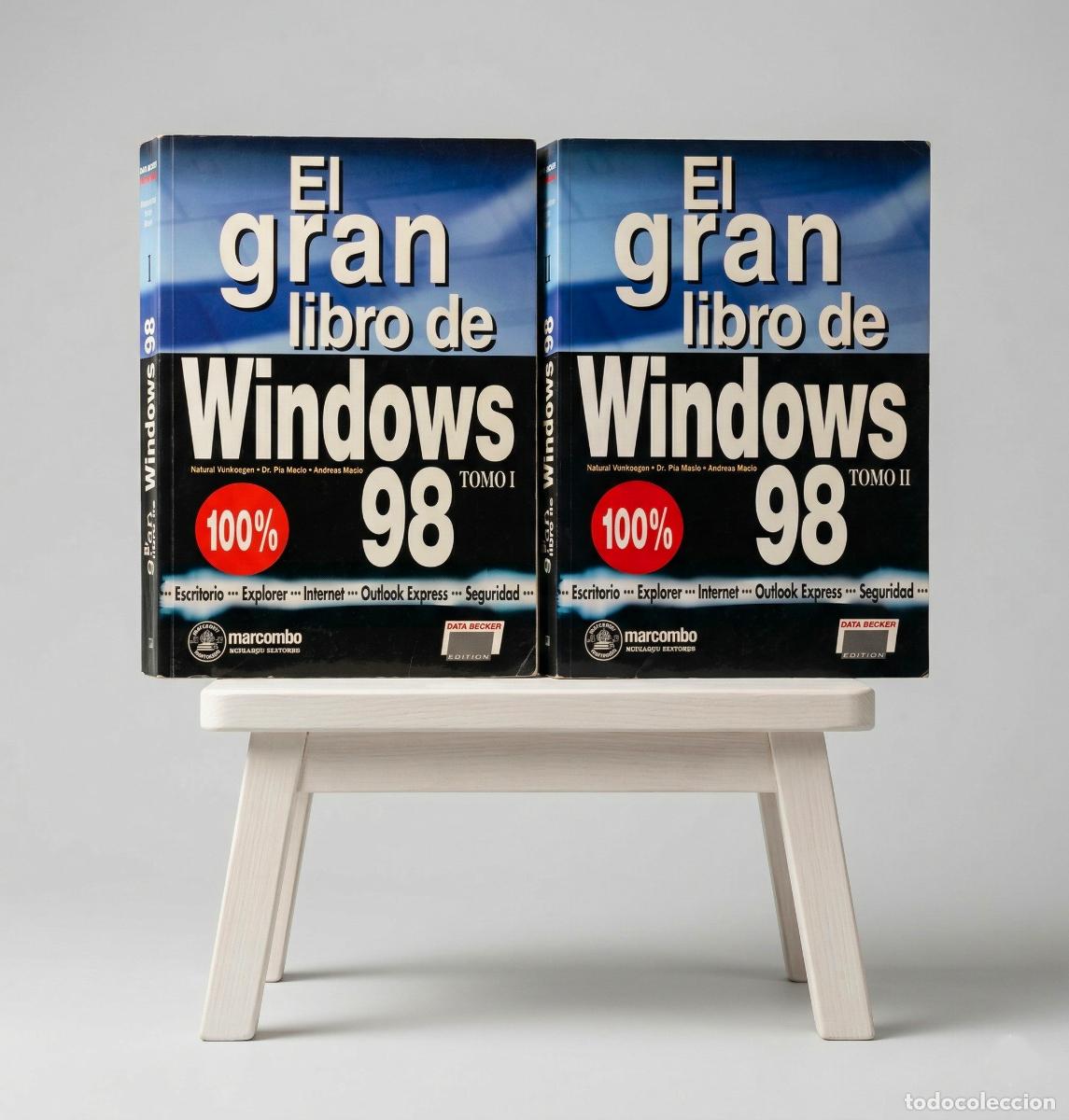 Libros de segunda mano: Pack 2 Tomos: Todo sobre Windows 98 &ndash; Marcombo / Data Becker - Foto 1