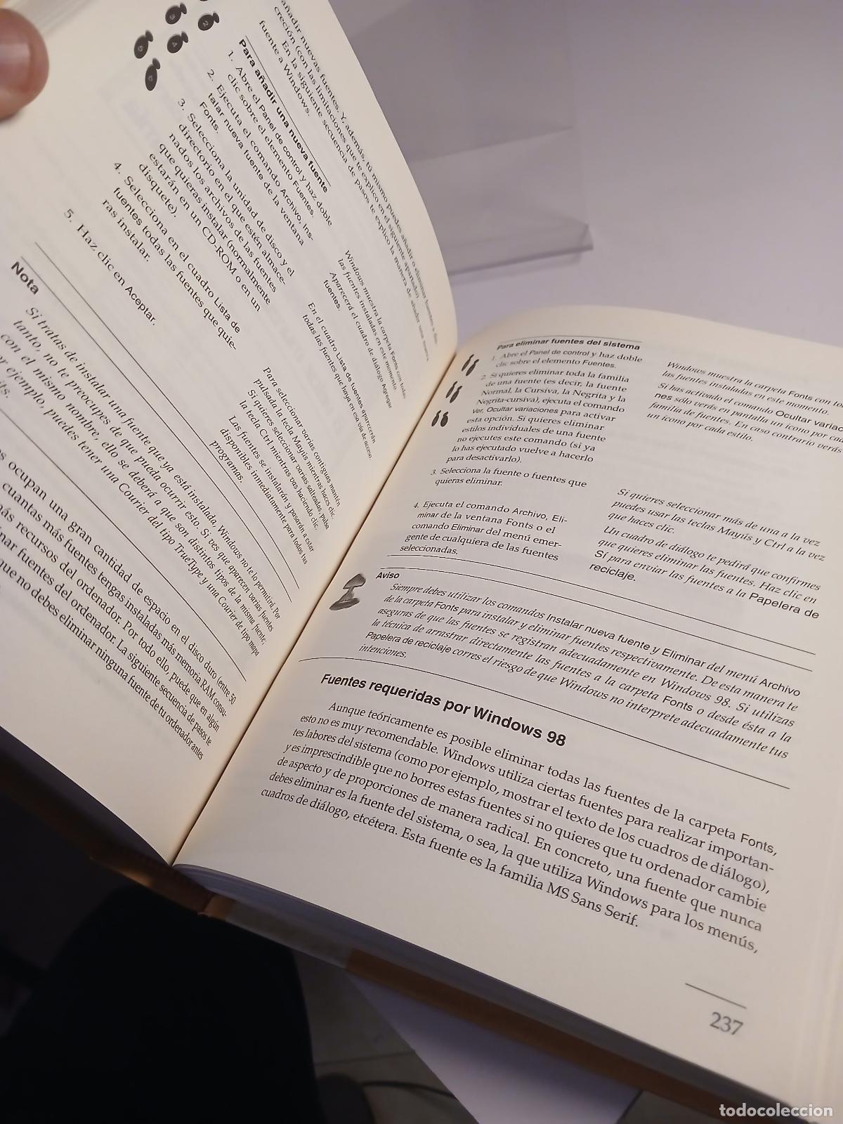 Libros de segunda mano: Manual imprescindible de Windows 98 - Joaqu&iacute;n Mar&iacute;a Su&aacute;rez S&aacute;nchez de Le&oacute;n - Foto 3