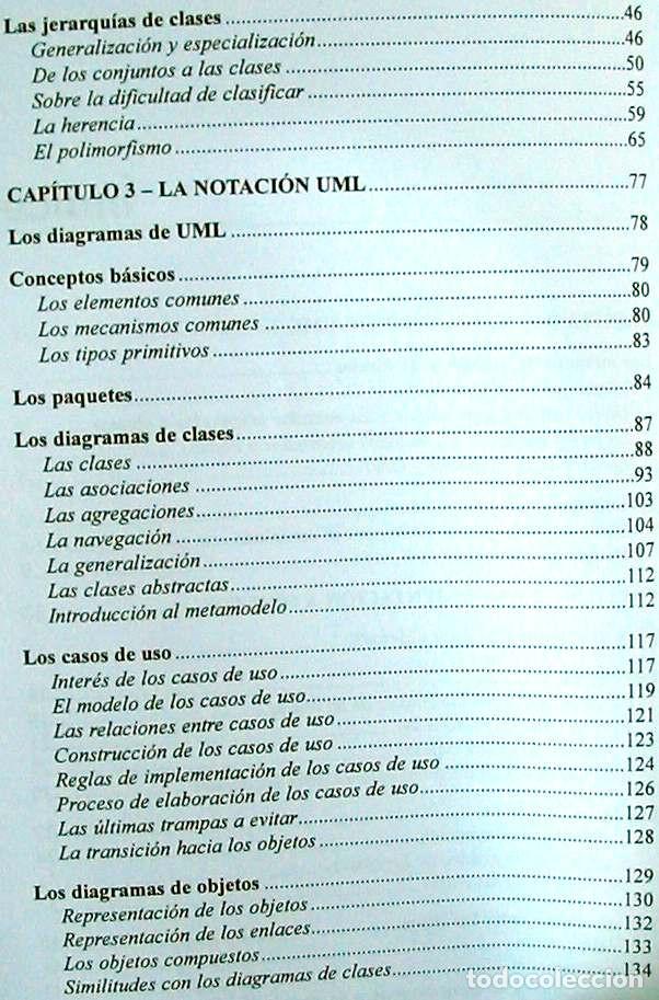 Libros de segunda mano: MODELADO DE OBJETOS CON UML - PIERRE-ALAIN MULLER 1997 - VER INDICE - Foto 4