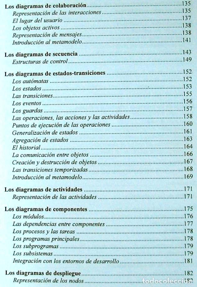 Libros de segunda mano: MODELADO DE OBJETOS CON UML - PIERRE-ALAIN MULLER 1997 - VER INDICE - Foto 5