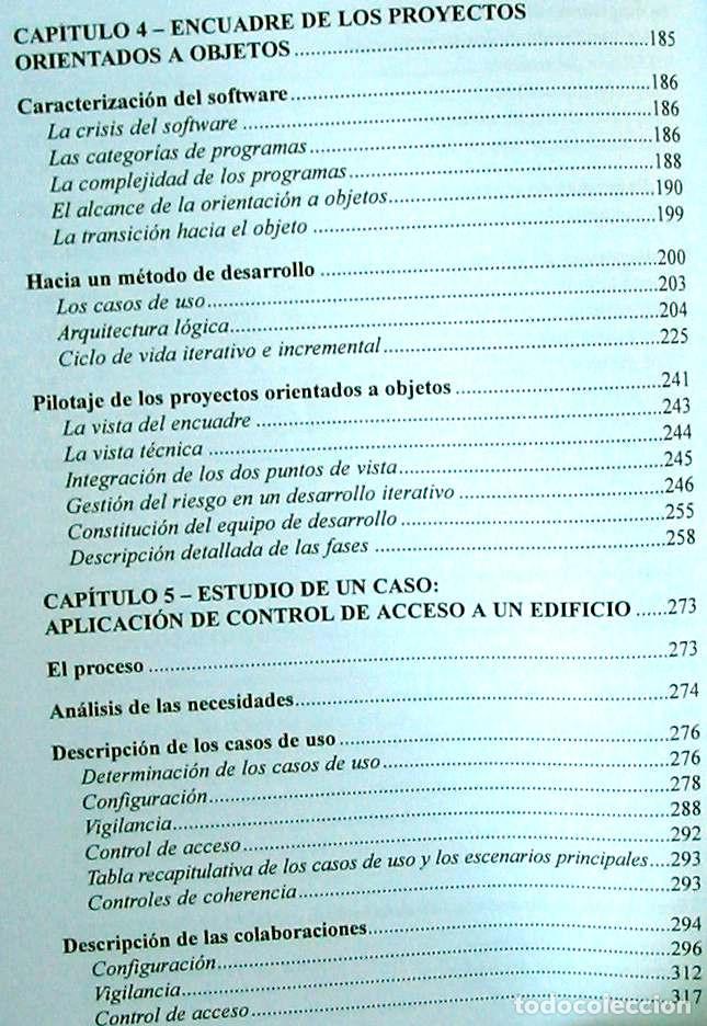 Libros de segunda mano: MODELADO DE OBJETOS CON UML - PIERRE-ALAIN MULLER 1997 - VER INDICE - Foto 6