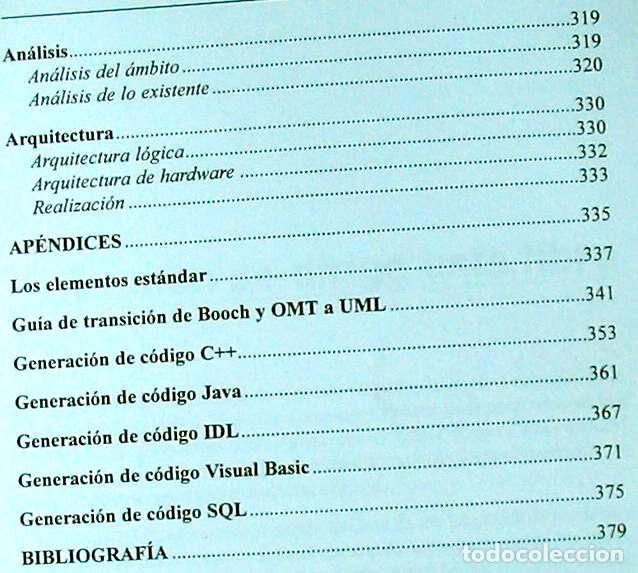 Libros de segunda mano: MODELADO DE OBJETOS CON UML - PIERRE-ALAIN MULLER 1997 - VER INDICE - Foto 7