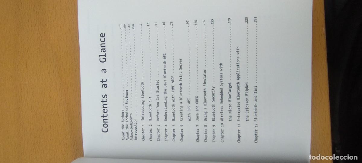 Libros de segunda mano: BLUETOOTH FOR JAVA Books for Professionals by Professionals)/KARA 01/ EN INGLES - Foto 6