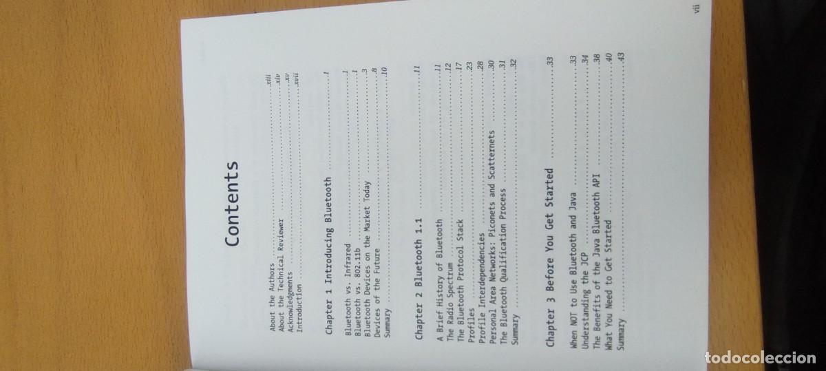 Libros de segunda mano: BLUETOOTH FOR JAVA Books for Professionals by Professionals)/KARA 01/ EN INGLES - Foto 8