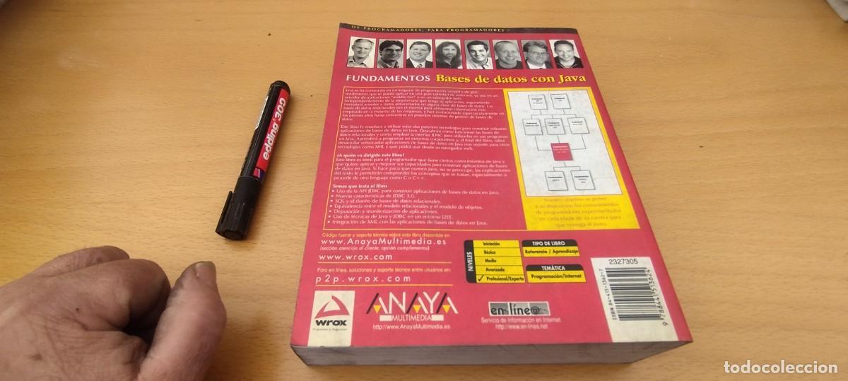 Libros de segunda mano: BASES DE DATOS CON JAVA / / KARA 01 / ANAYA - Foto 3
