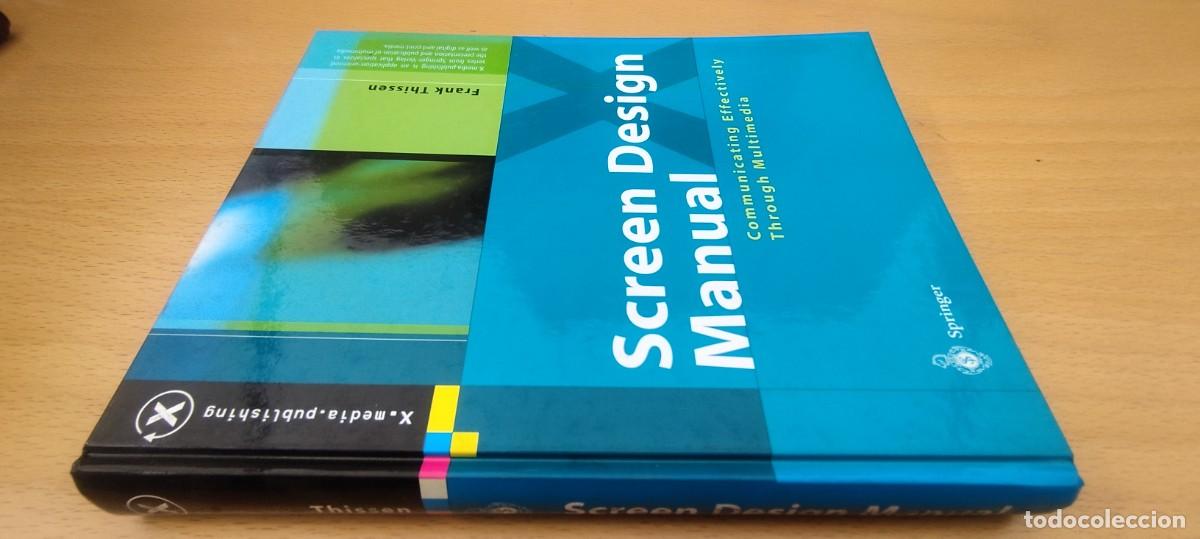 Libros de segunda mano: SCREEN DESIGN MANUAL/FRANK THISSEN/EN INGLES Manual de dise&ntilde;o de pantallas/SPRINGER