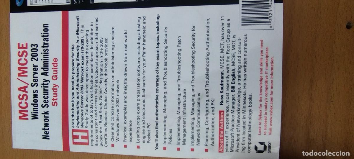 Libros de segunda mano: MCSA/MCSE Windows XP Professional Study Guide - EN INGLES guia estudio profesional - Foto 6