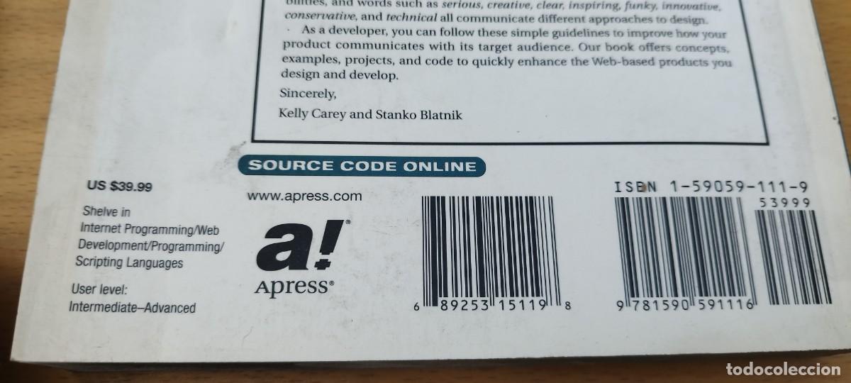 Libros de segunda mano: DESIGN CONCEPTS WITH CODE: AN APPROACH FOR DEVELOPERS/DISE&Ntilde;O ENFORQUE DESARROLLADORES/ EN INGLES - Foto 8
