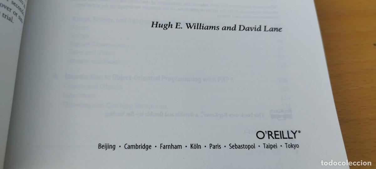 Libros de segunda mano: PHP AND MYSQL/ EN INGLES Resumen del aprendizaje de PHP y MySQL/O REILLY - Foto 9