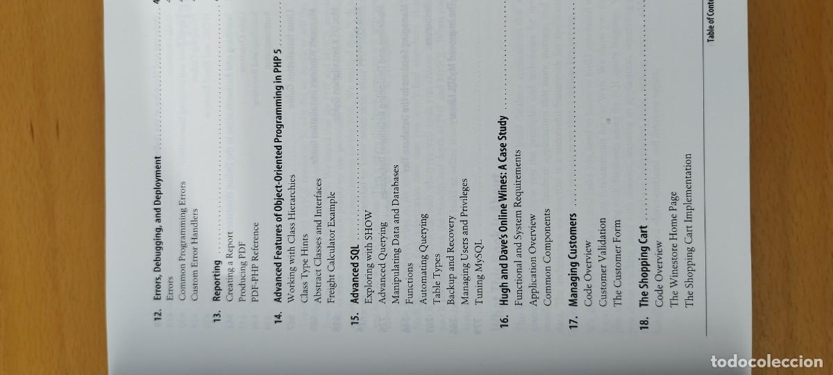 Libros de segunda mano: PHP AND MYSQL/ EN INGLES Resumen del aprendizaje de PHP y MySQL/O REILLY - Foto 13