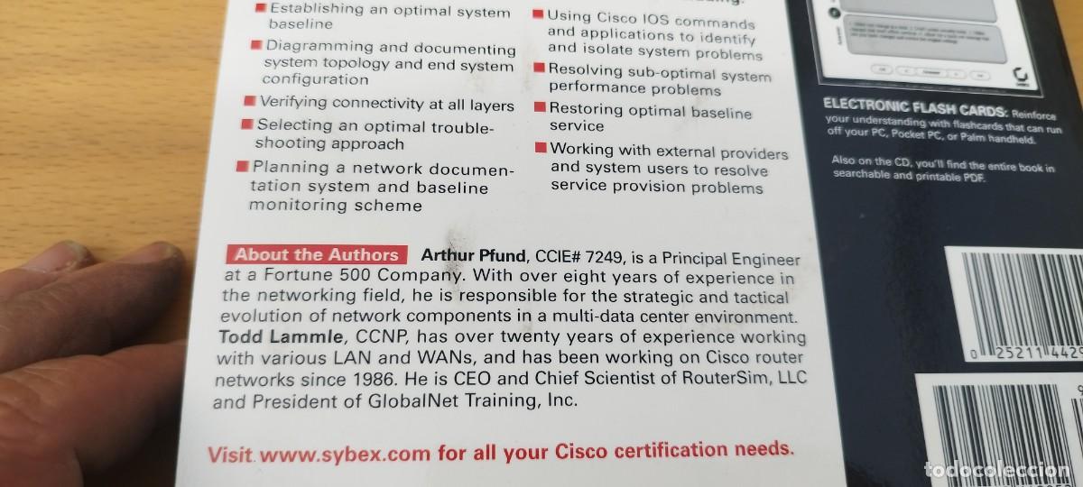 Libros de segunda mano: CCNP CISCO INTERNETWORK TROUBLESHOOTING /EN INGLES problemas de interconexi&oacute;n de redes/SYBEX - Foto 7