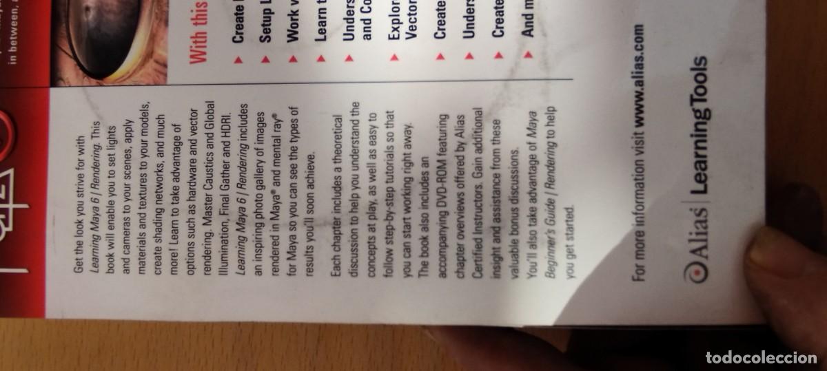 Libros de segunda mano: LEARNING MAYA 6 RENDERING / EN INGLES Aprendiendo Maya 6 / KARA 11 / ALIAS - Foto 7