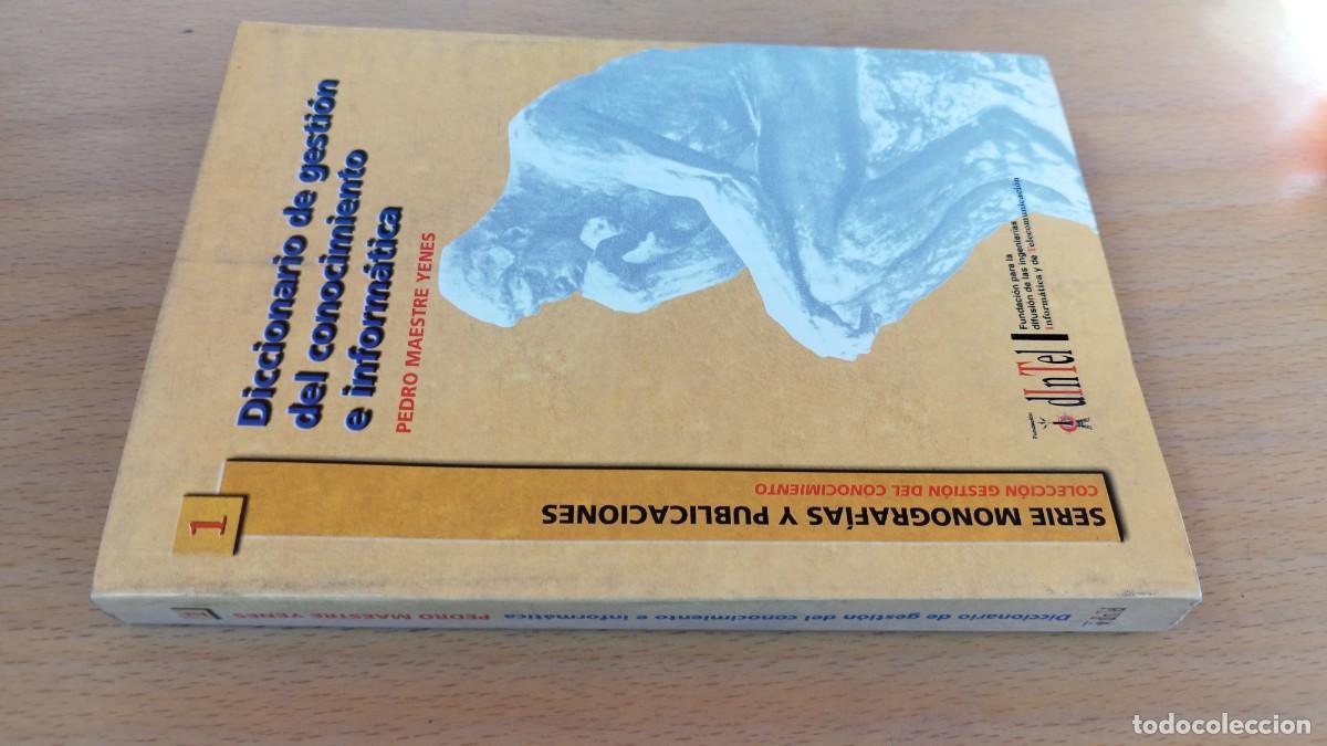 Libros de segunda mano: DICCIONARIO DE GESTION DEL CONOCIMIENTO E INFORMATICA / PEDRO MAESTRE YENES / KARA 12 / DLNTEL