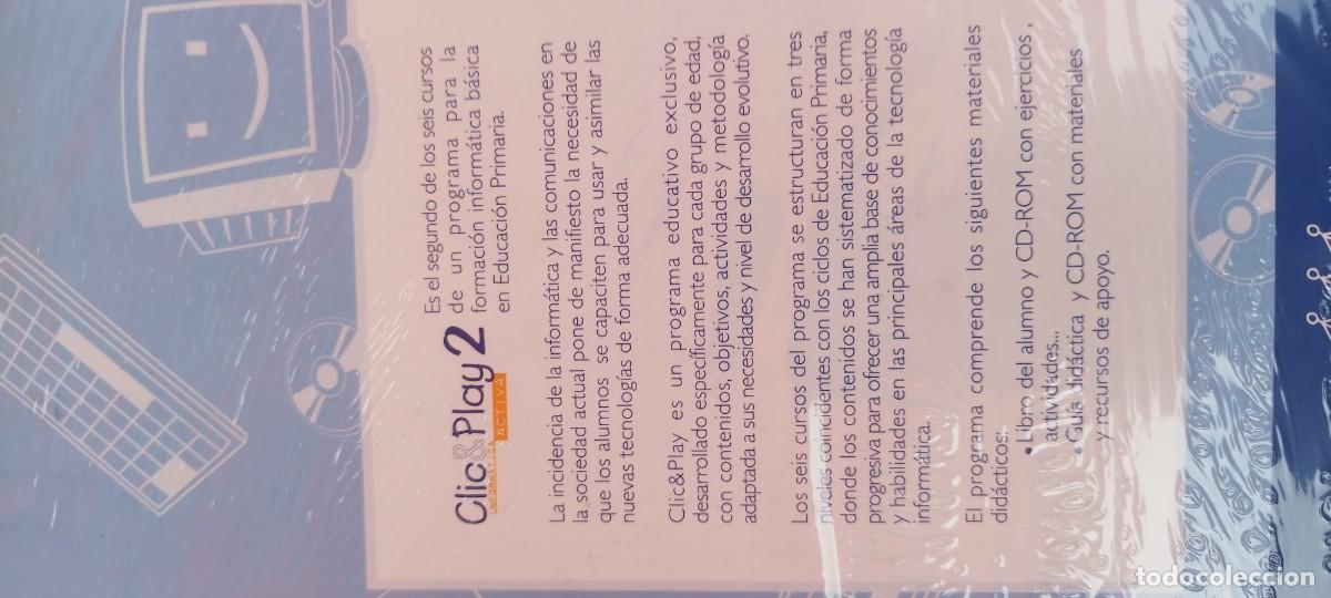 Libros de segunda mano: CLICK & PLAY 2 / INFORMATICA BASICA / KARA 70 / ACTIVA /NUEVO PRECINTADO - Foto 4
