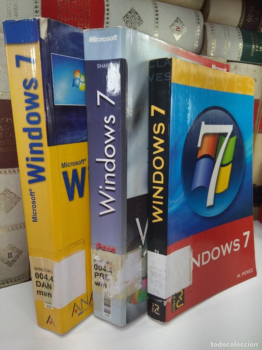 Libros de segunda mano: MICROSOFT WINDOWS T. MANUAL IMPRESCINDIBLE.- WINDOWS 7 PASO A PASO.-WINDOWS 7 - Foto 2