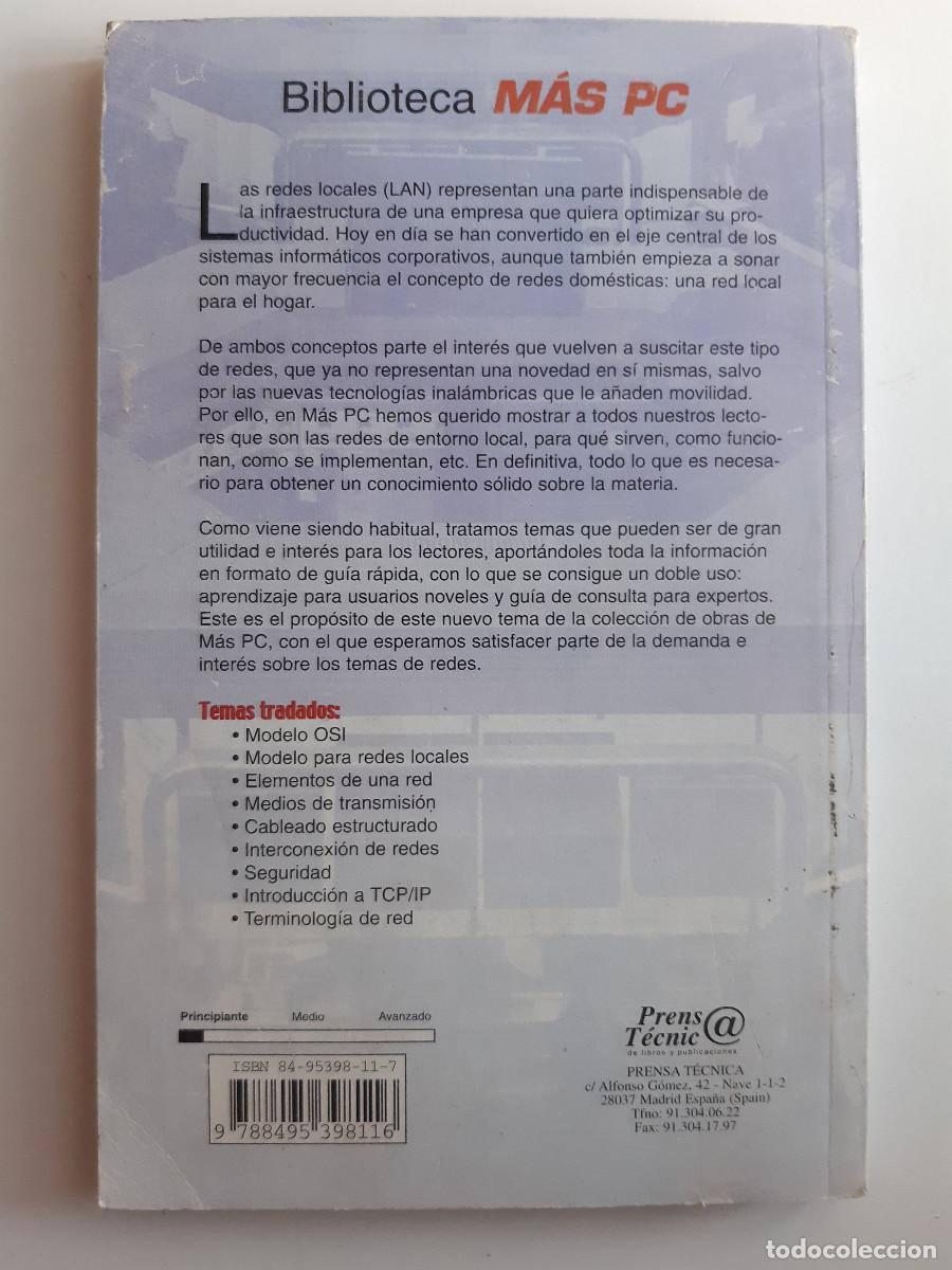 Libros de segunda mano: GUIA UTIL DE REDES LOCALES LAN MAS PC 2000 INFORMATICA RETRO - Foto 2