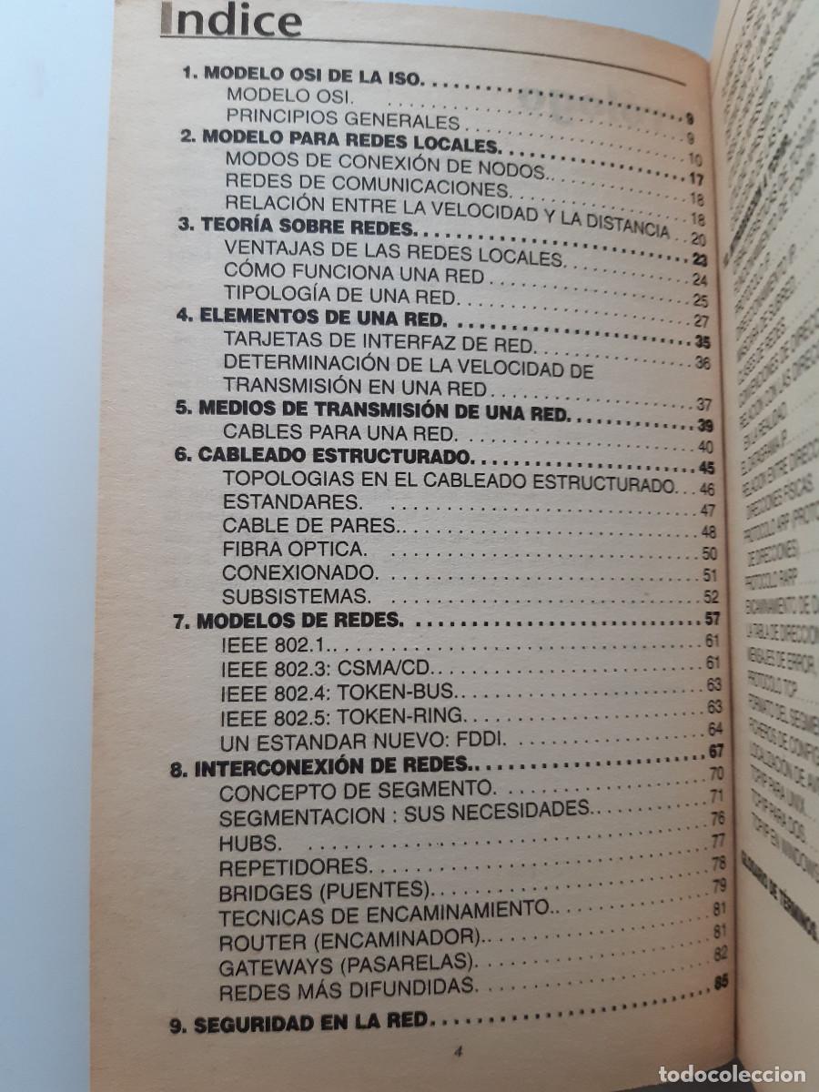 Libros de segunda mano: GUIA UTIL DE REDES LOCALES LAN MAS PC 2000 INFORMATICA RETRO - Foto 10