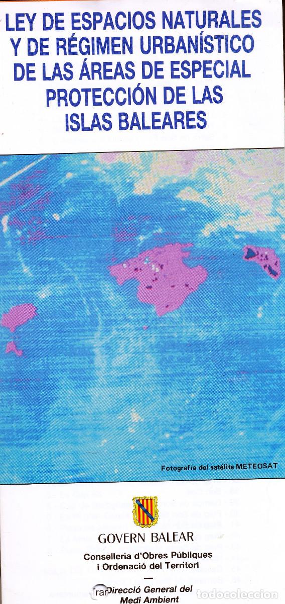 Libros de segunda mano: Ley de Espacios Naturales de las Islas Baleares, Espa&ntilde;a