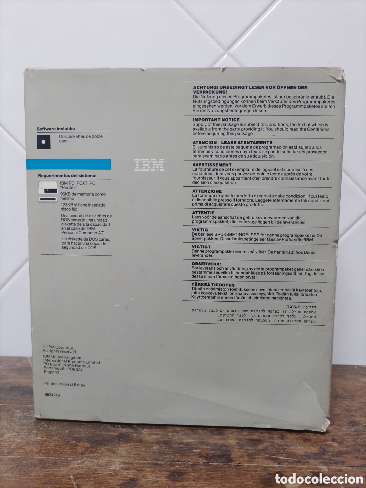 Libros de segunda mano: IBM - DOS 3.10 - Incluye software. - Foto 3