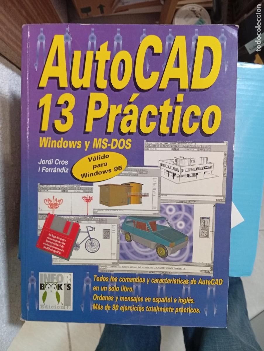 Libros de segunda mano: autocad 13 practico windows y ms dos jordi cros i ferrandiz