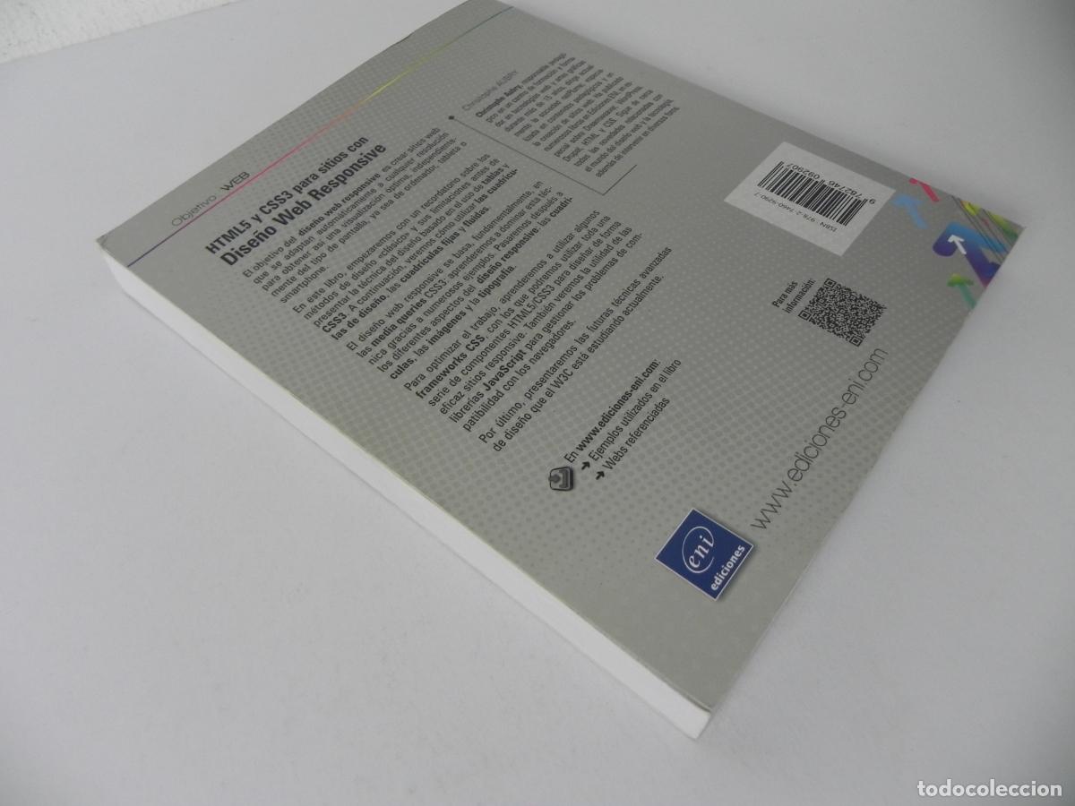 Libros de segunda mano: HTML5 Y CSS3 PARA STIOS CON DISE&Ntilde;O WEB RESPONSIVE (CHRISTOPHE AUBRY) EDICIONES ENI-2014 - Foto 8