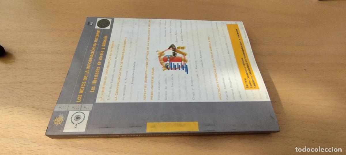 Libros de segunda mano: LOS RETOS DE LA INFORMACION EN INTERNET/LIBERTADES ACCESO Y DIFUSION/CORREDOIRA, SEMINARIO