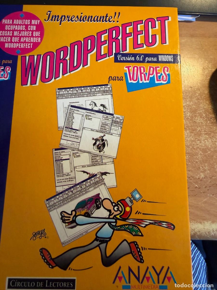 Gebrauchte B&uuml;cher: WORDPERFECT PARA TORPES. INFORMATICA PARA TORPES. FORGES. ANAYA 1994. - NUEV0