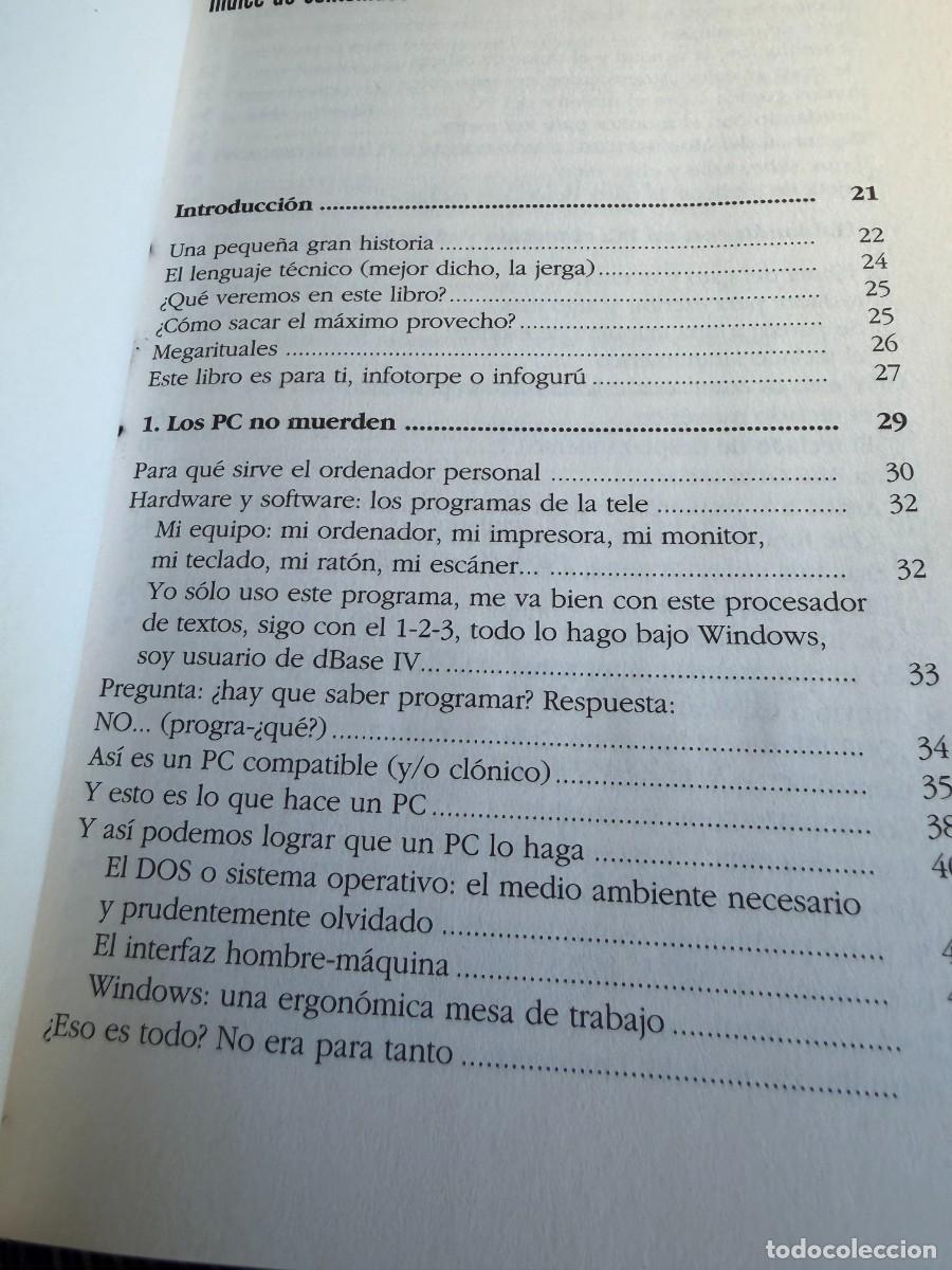 Libros de segunda mano: INTRODUCCI&Oacute;N A LA INFORM&Aacute;TICA PARA TORPES, FORGES. ANAYA 1994. - NUEV0 - Foto 2