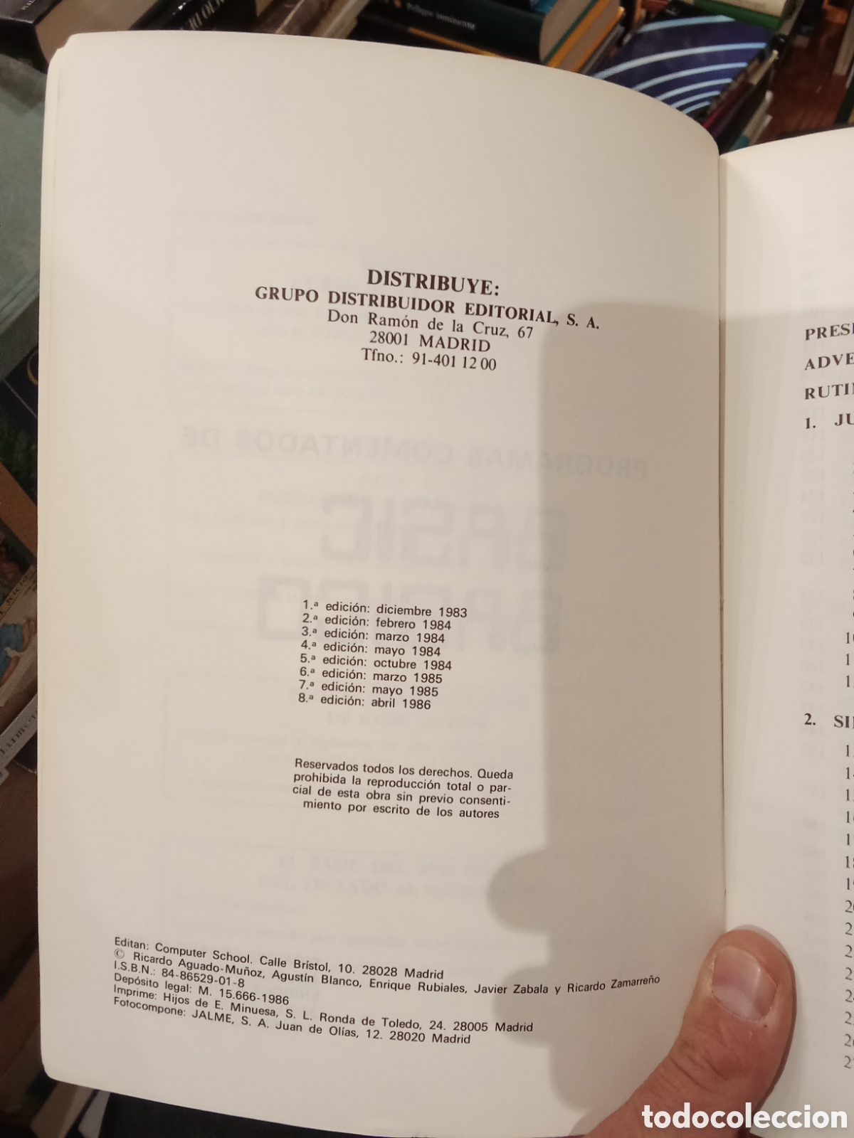 Libros de segunda mano: Programas comentados de Basic Basico - Foto 2