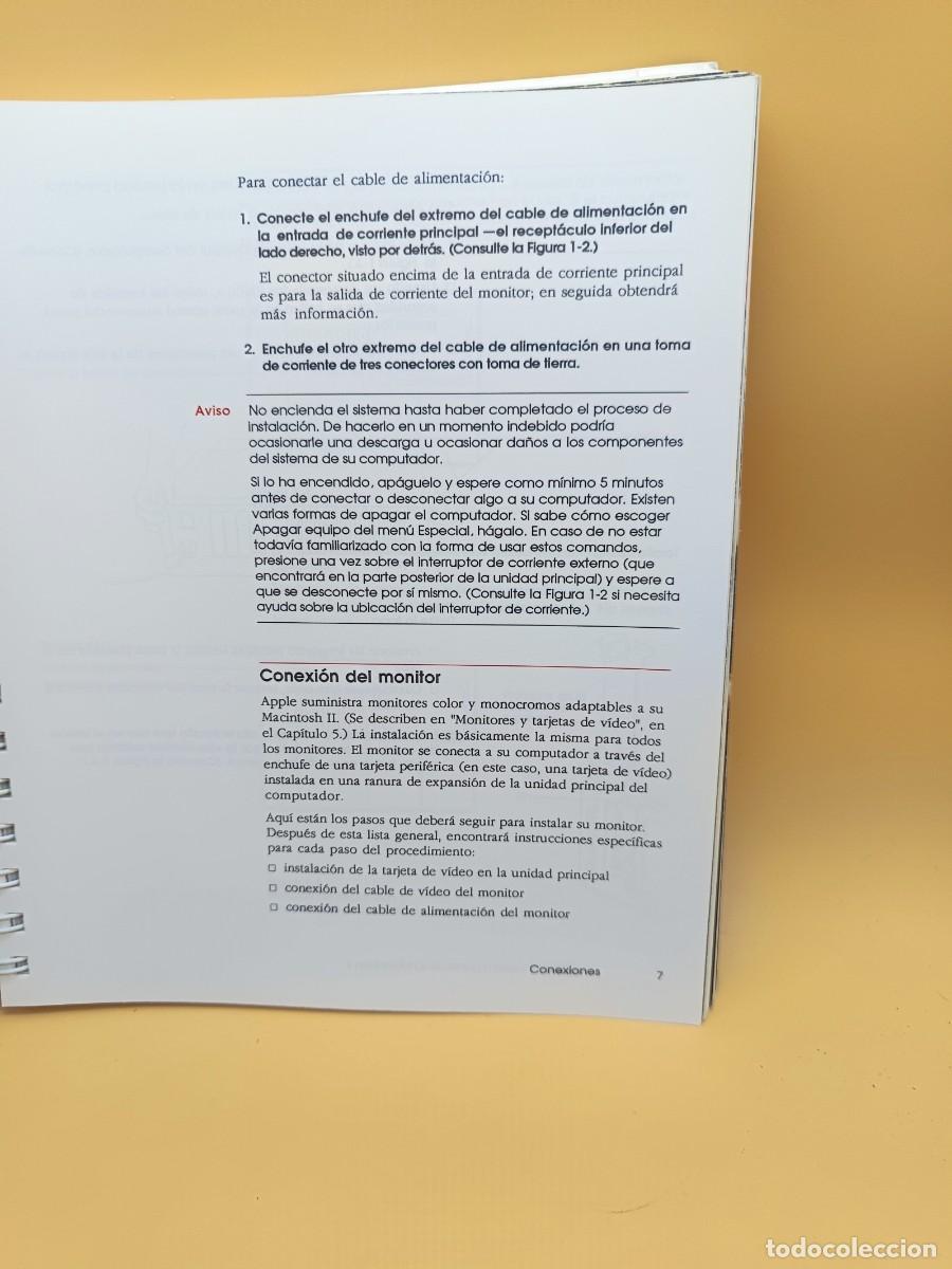 Libros de segunda mano: MANUAL MACINTOSH II- APPLE - Foto 4