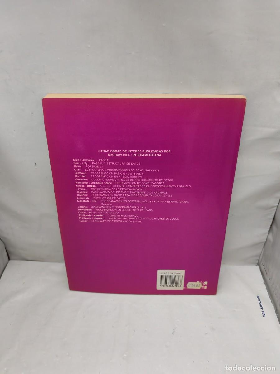 Libros de segunda mano: BASIC AVANZADO: Tratamiento y Dise&ntilde;o de Archivos - Foto 2