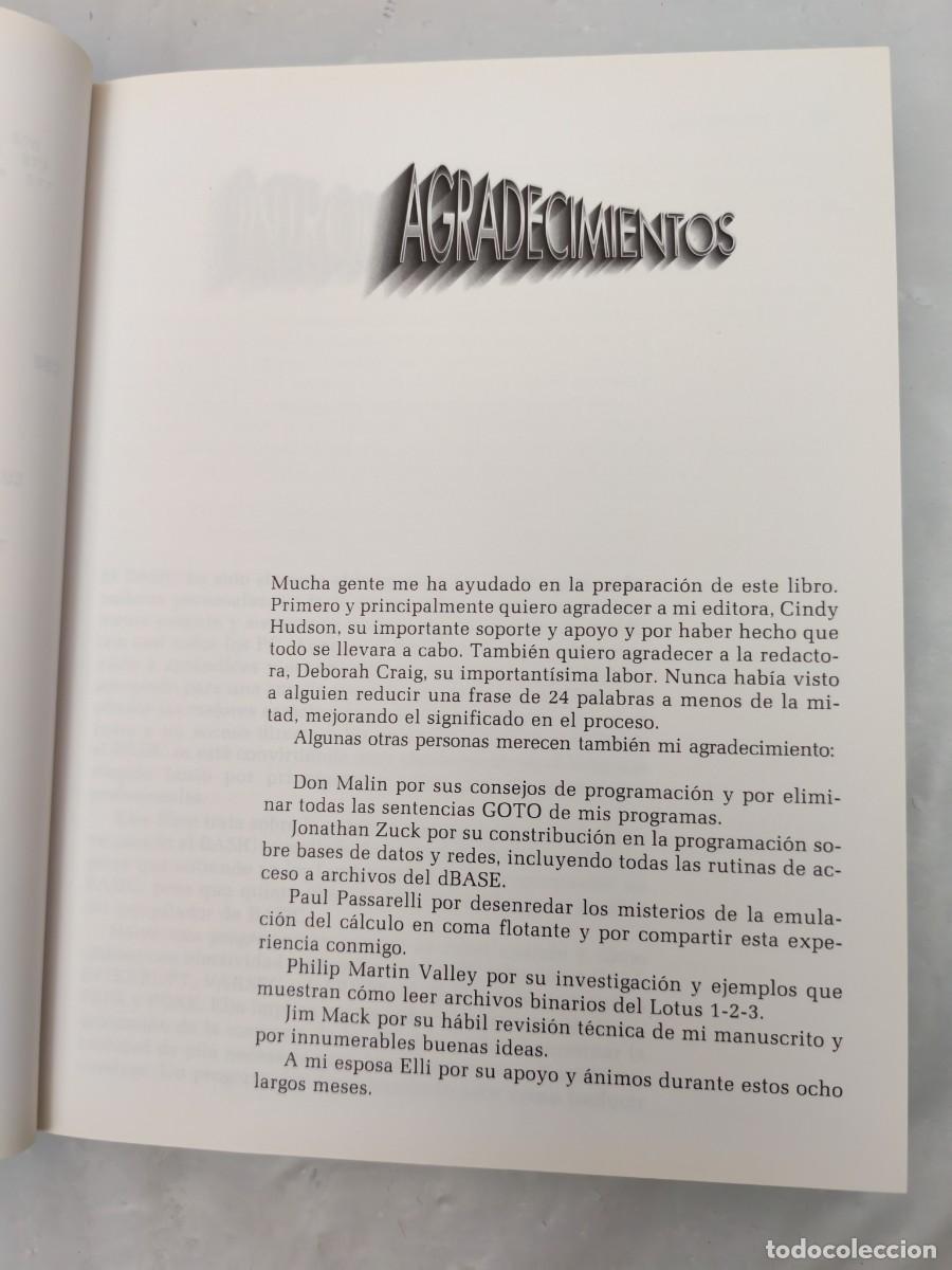 Libros de segunda mano: T&eacute;cnicas y utilidades BASIC (NO Incluye disquete) - Foto 3