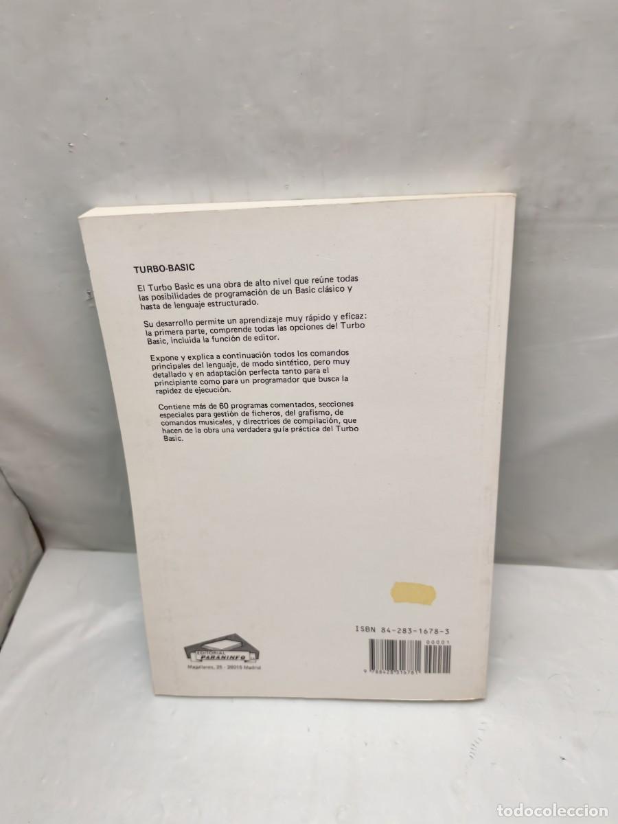 Libros de segunda mano: TURBO-BASIC: Ficheros. Gr&aacute;ficos y sonido. La compilaci&oacute;n - Foto 2
